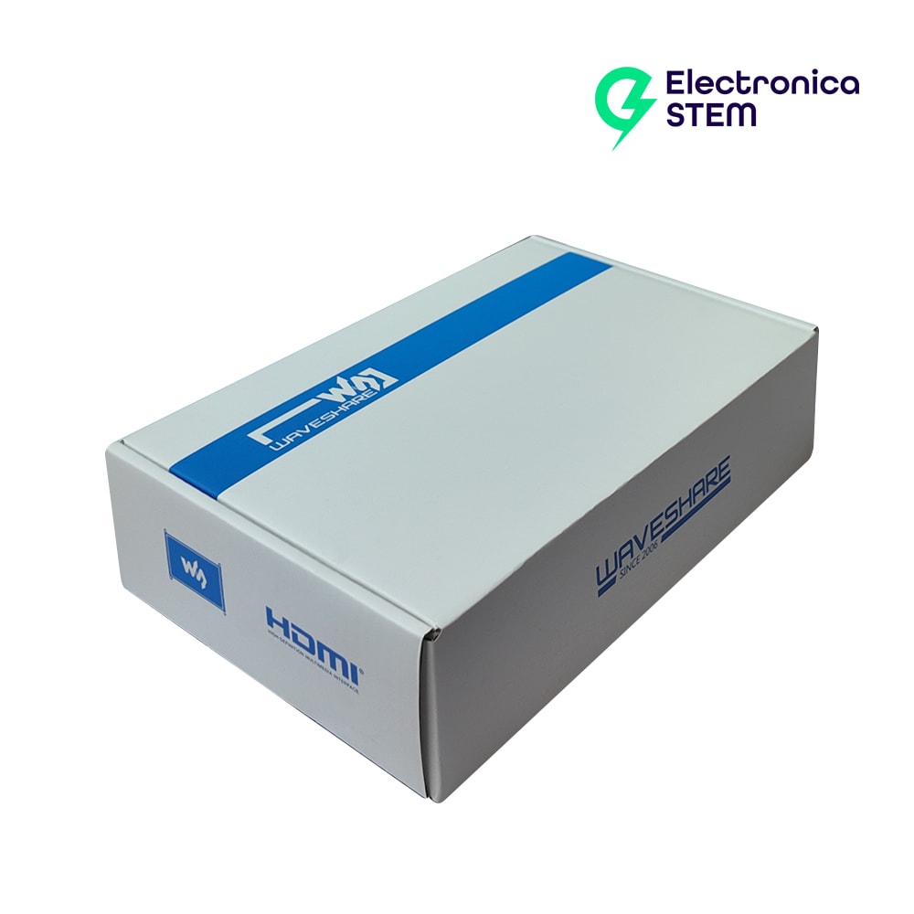 Pantalla HDMI 7 IPS táctil 1024x600 con carcasa Waveshare1