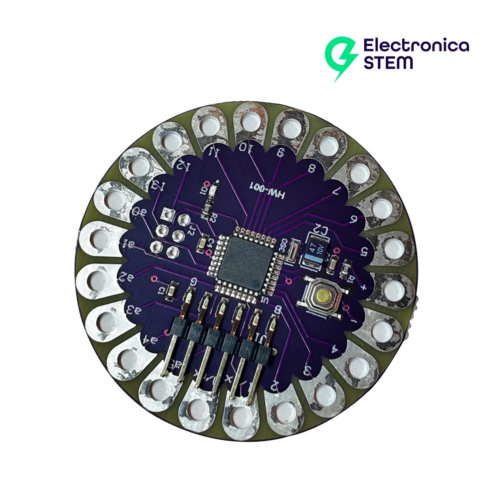 Placa LilyPad 328 ATmega328P 16MHz 1