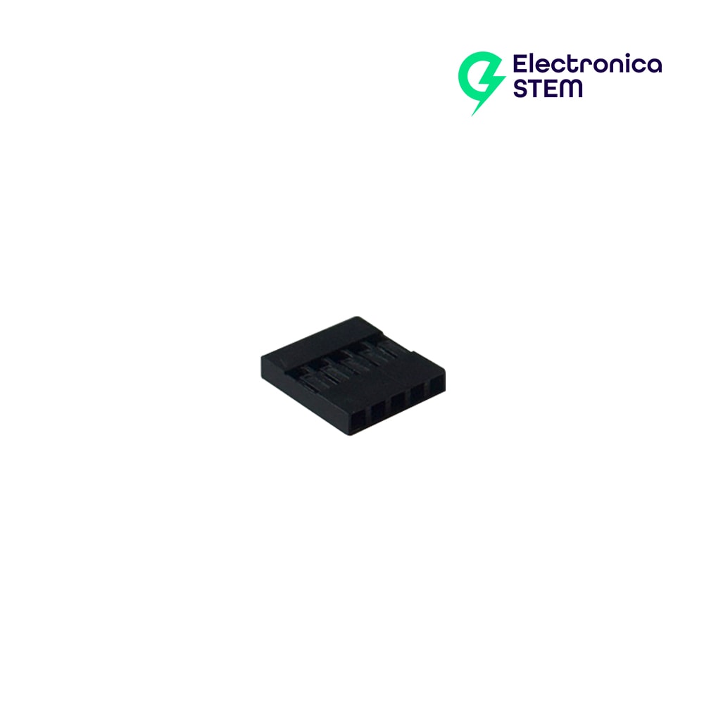 Conector Dupont hembra 5 pines 2.54mm 1