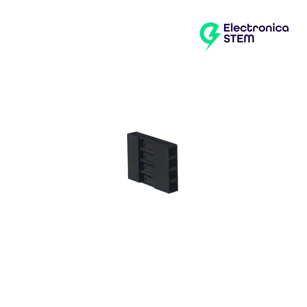 Conector Dupont hembra 4 pines 2.54mm1
