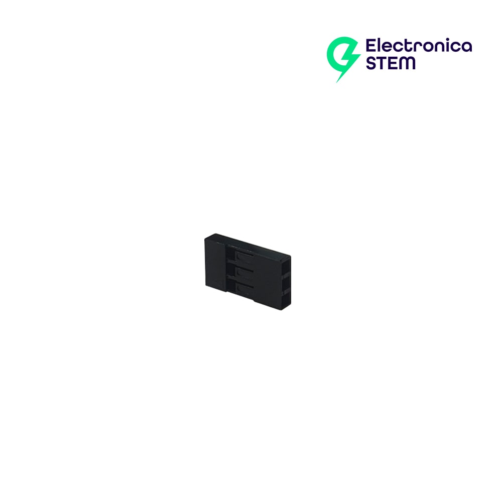 Conector Dupont hembra 3 pines 2.54mm1