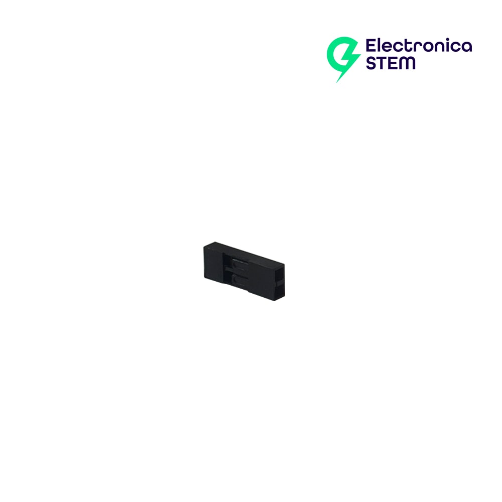 Conector Dupont hembra 2 pines 2.54mm2