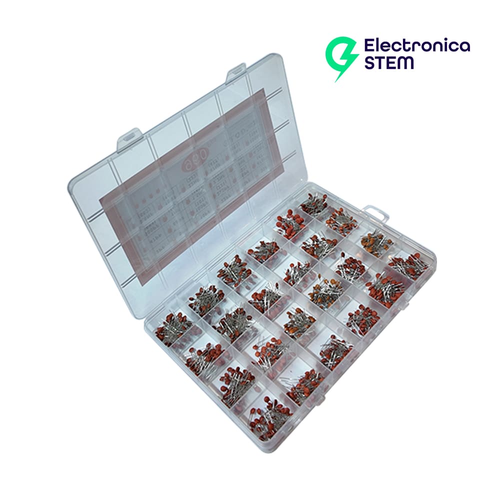 Kit 960 capacitores cerámicos 2pF–100nF surtidos1