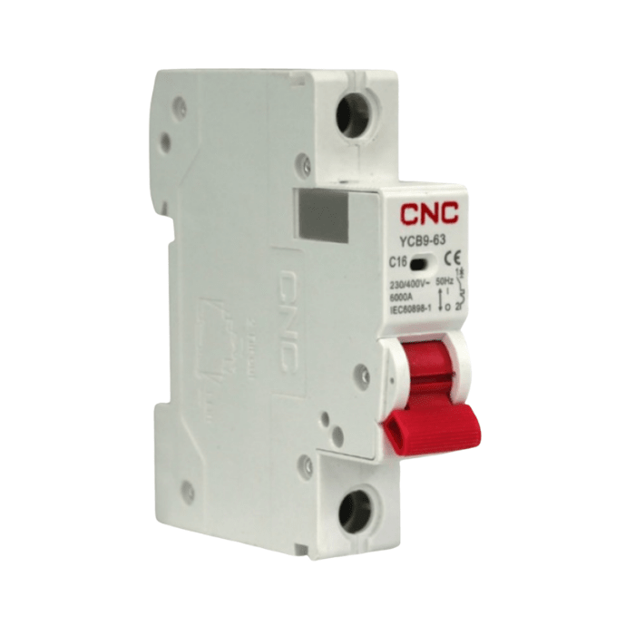 INTERRUPTOR TERMOMAGNETICO AC 1X16A 6KA CNC