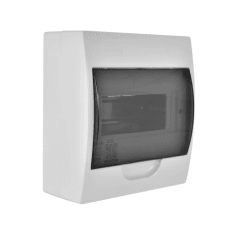 TABLERO SOBREPUESTO 8 PUESTOS PUERTA TRANSPARENTE