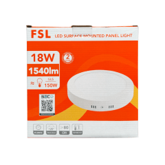 FOCO Sobrepuesto LED 18W 6500º REDONDO FSL