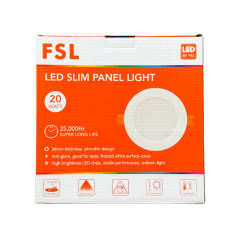 FOCO Embutido LED 20W 6500° REDONDO PLASTICO