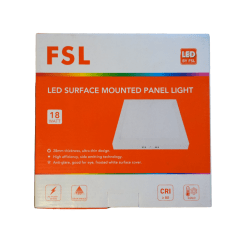 FOCO SOBREPUESTO LED 18w 3000º CUADRADO