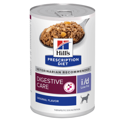 LATA HILLS I/D LOW FAT CUIDADO DIGESTIVO PERRO SABOR ORIGINAL 370 GR1