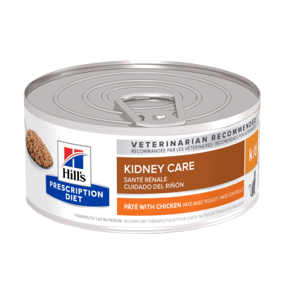 LATA HILLS K/D CUIDADO DEL RIÑON GATO CON POLLO 156 GR1