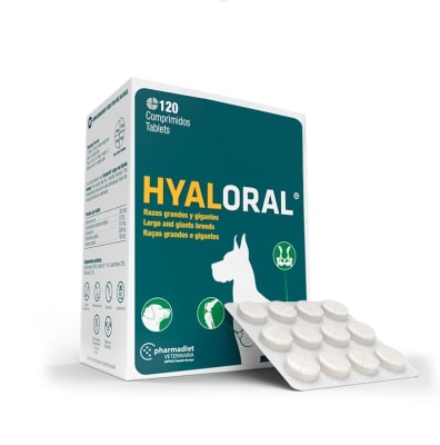 HYALORAL RAZAS GRANDES Y GIGANTES 120 COMPRIMIDOS1
