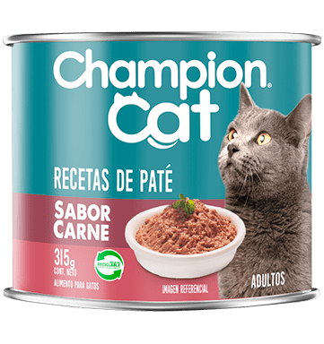 LATA CHAMPION CAT CARNE PATE 315 GR1
