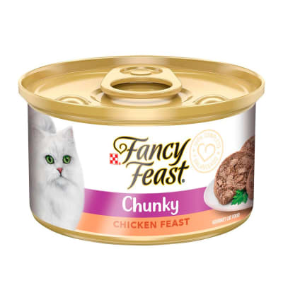 LATA FANCY FEAST CHUNKY POLLO 85 GR1