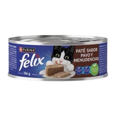 LATA FELIX PAVO Y MENUDENCIAS PATE 156 GR1