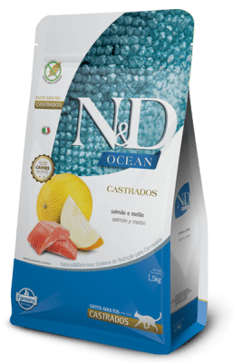 N&D OCEAN GATO ADULTO CASTRADO SALMON Y MELON 1.5 KG1
