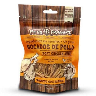 PETS FRIENDS SNACK GATO BOCADOS DE POLLO 65 GR1