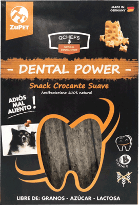 QCHEFS DENTAL SNACK CROCANTE SUAVE PERRO 75 GR1