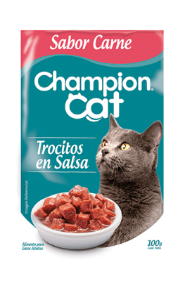 SACHET CHAMPION CAT CARNE 100 GR1