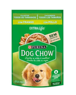 SACHET DOG CHOW CACHORROS TODOS LOS TAMAÑOS POLLO 100 GR1