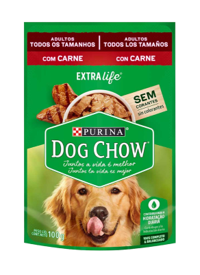 SACHET DOG CHOW ADULTOS TODOS LOS TAMAÑOS CARNE 100 GR1