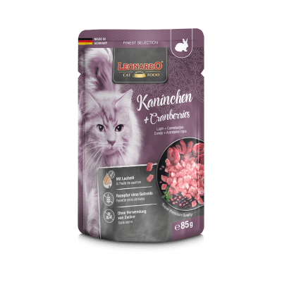 SACHET LEONARDO CONEJO Y ARANDANO 85 GR1