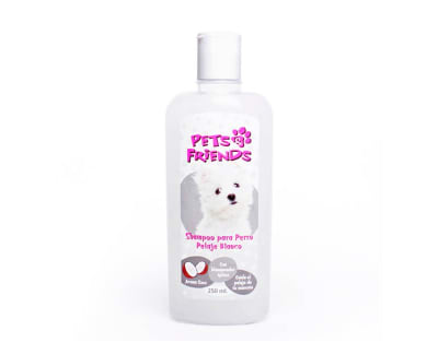 PETS FRIENDS SHAMPOO LIQ. PELAJE BLANCO PERRO1