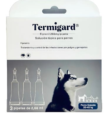 CAJA TERMIGARD PIPETA PERRO 20-40 KG 2,68 ML (3 UNIDADES)1