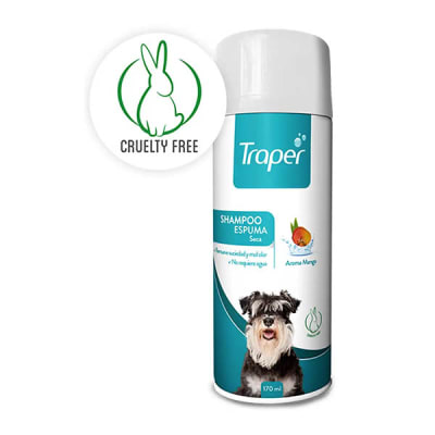 SHAMPOO ESPUMA SECA TRAPER PERRO 170 ML1