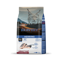BRAVERY GATO HERRING ADULTO ESTERILIZADO