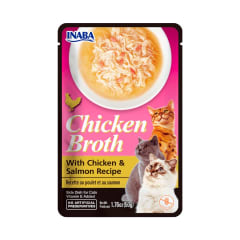 CHICKEN BROTH 50 GR (CON POLLO Y SALMON)