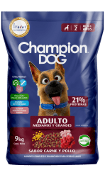 CHAMPION DOG ADULTO CARNE Y POLLO 18 KG