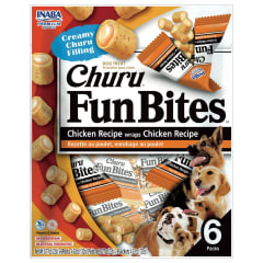 CHURU FUN BITES DOG POLLO 22 GR 6 UNIDADES