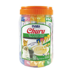 CHURU CAT VARIEDAD ATUN Y POLLO 14 GR / 50 TUBOS