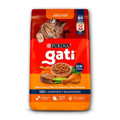 GATI ADULTO SABOR CARNE Y POLLO A LA JARDINERA 15 KG