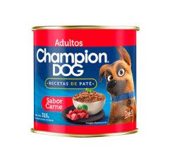 LATA CHAMPION DOG ADULTO CARNE PATE 315 GR