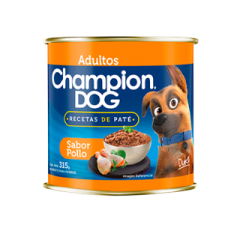 LATA CHAMPION DOG ADULTO POLLO PATE 315 GR