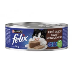 LATA FELIX PAVO Y MENUDENCIAS PATE 156 GR