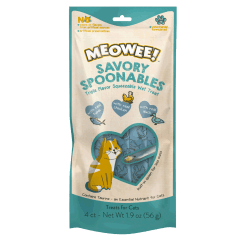 MEOWEE SNACK LÍQUIDO CUCHAREABLE ATUN POLLO Y PATO 56 GR
