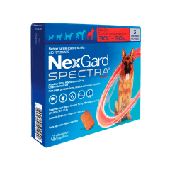NEXGARD SPECTRA 3 COMPRIMIDOS 30,1 - 60 KG