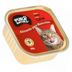 PURA NATURA GATO SABOR CARNE 300 GR