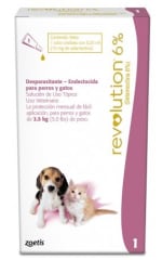 REVOLUTION 6% PERROS Y GATOS HASTA 2.5 KG