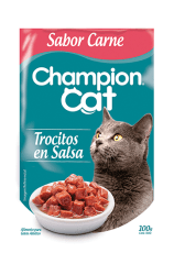 SACHET CHAMPION CAT CARNE 100 GR
