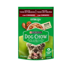 SACHET DOG CHOW ADULTOS TODOS LOS TAMAÑOS CORDERO 100 GR