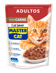 SACHET MASTER CAT CARNE 85 GR