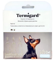 CAJA TERMIGARD PIPETA PERRO 2-10 KG 0,67 ML (3 UNIDADES)