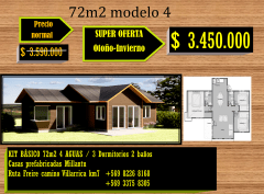 Kit básico casa 72m² modelo 4