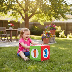 Dado de Tela con Números de 20 cm 0