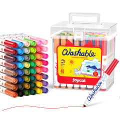 Set de 48 Plumones con Caja Plástica