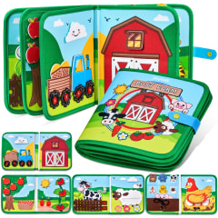 Libro Educativo Actividades Granja