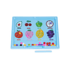 Tablero de Frutas para Contar y Encajar